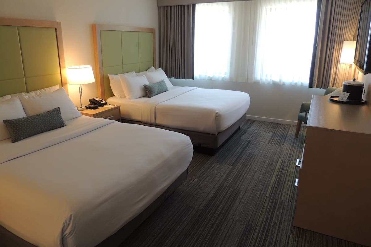 Premium bedding, pillow-top beds, in-room safe, desk