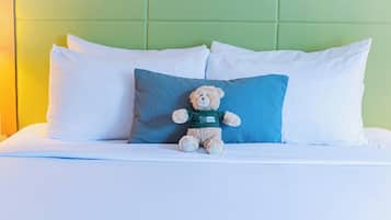 Premium bedding, pillowtop beds, in-room safe, desk