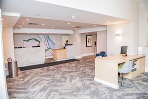 Check-in/check-out kiosk