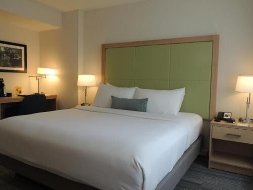 Premium bedding, pillow-top beds, in-room safe, desk