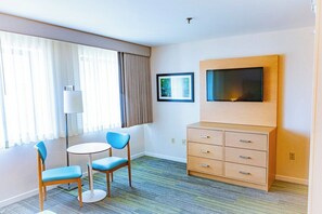 Premium bedding, pillowtop beds, in-room safe, desk