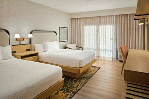 Room, 2 Queen Beds | Premium bedding, down comforters, desk, laptop workspace