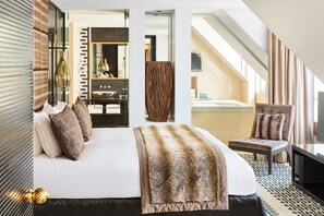 Apartment, 1 Double Bed, City View (Couture) | Premium bedding, down comforters, in-room safe, desk - Sofitel Paris Le Faubourg (Paris)