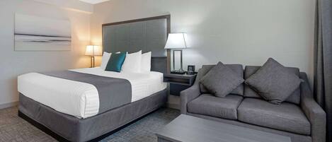 In-room safe, desk, laptop workspace, iron/ironing board