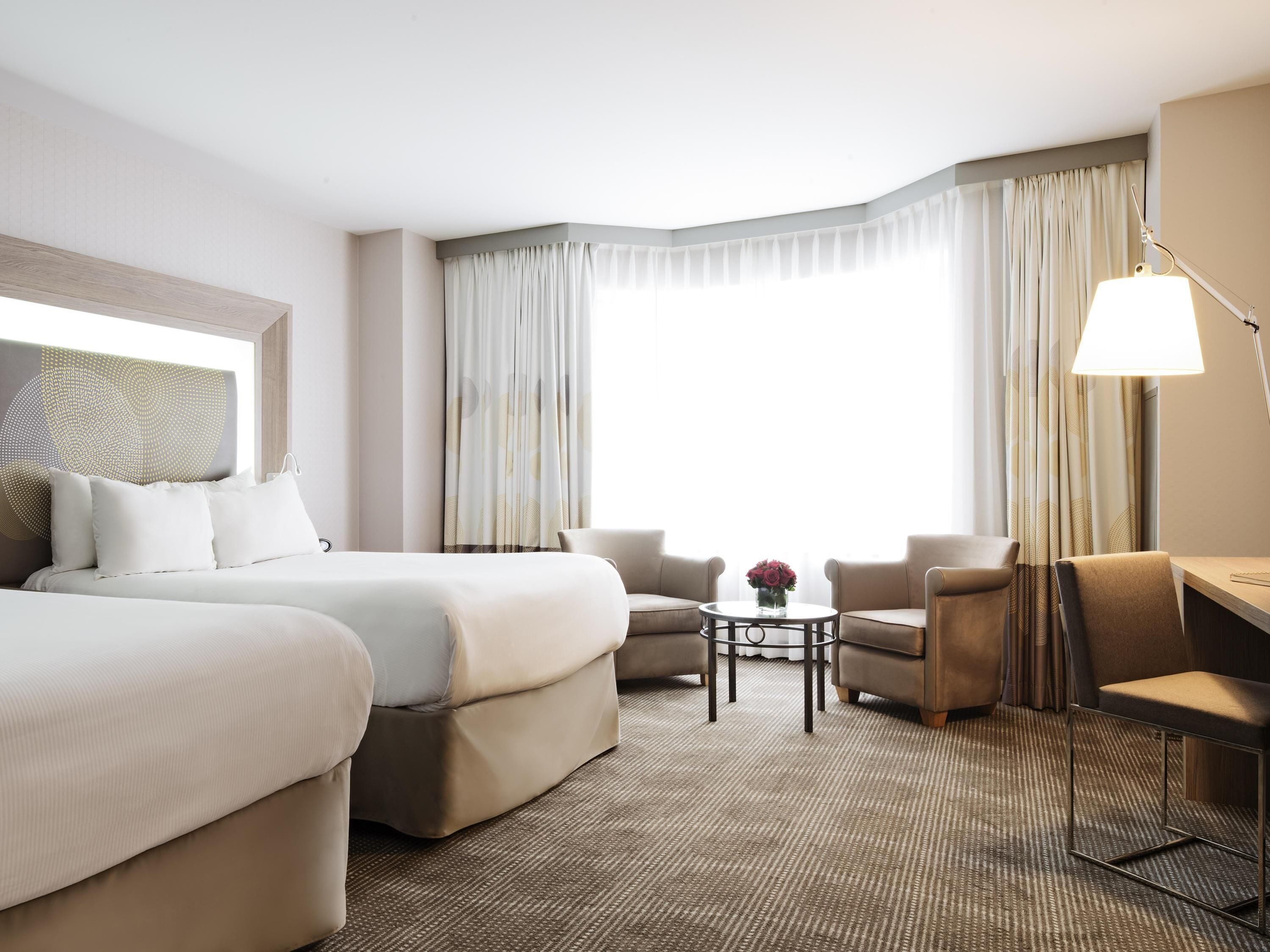 Superior Double Room, 2 Double Beds | Premium bedding, minibar, in-room safe, desk