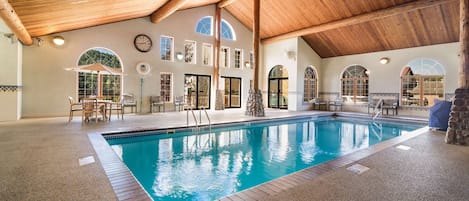 Indoor pool, outdoor pool