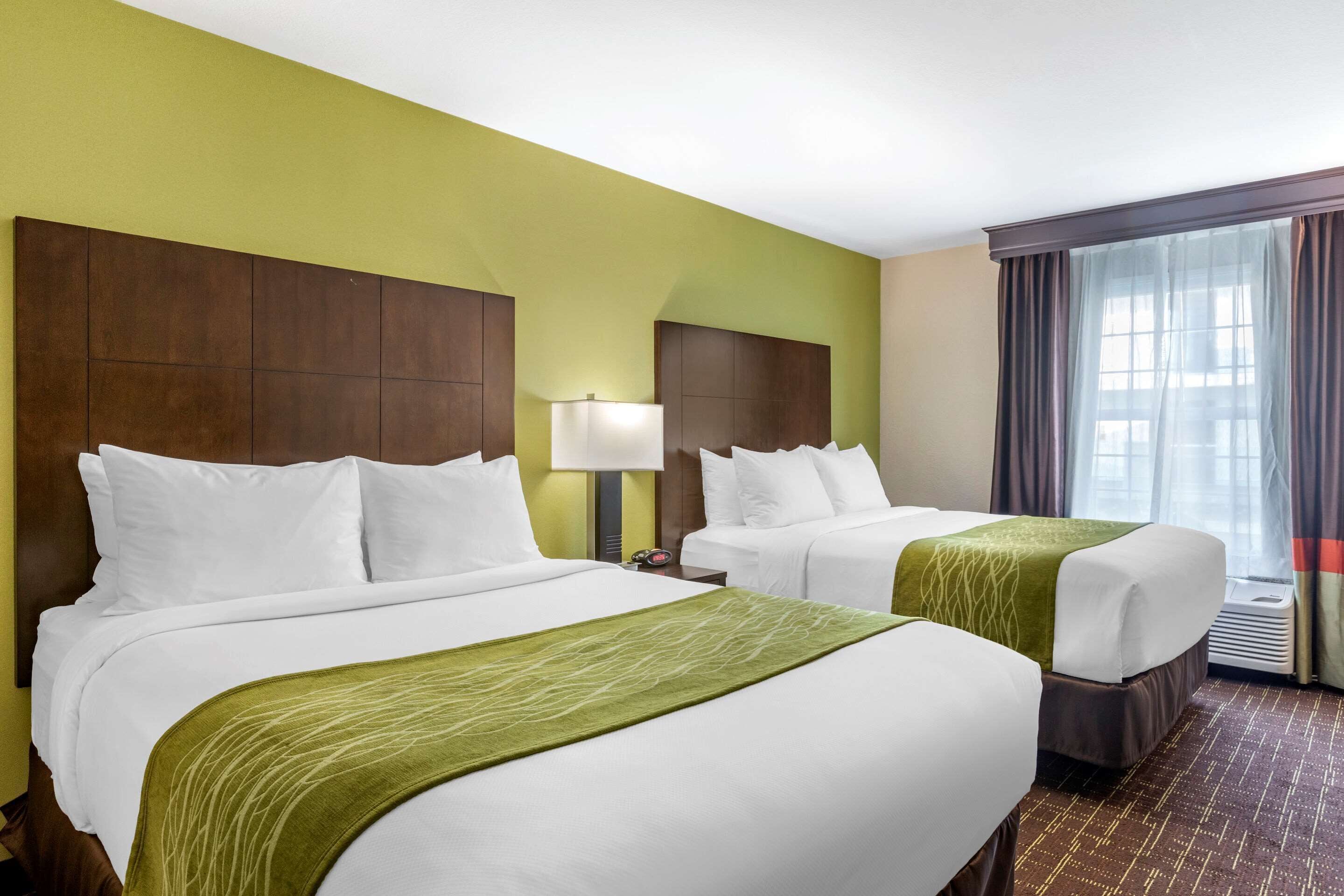 standard room, 2 queen beds, non smoking | premium bedding, pillow-top beds, laptop workspace, blackout curtains