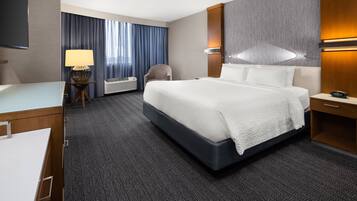 In-room safe, desk, blackout curtains, iron/ironing board