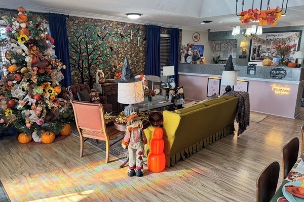 Lobby sitting area