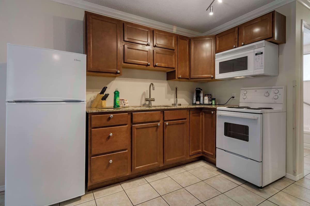 1 bedroom, blackout curtains, iron/ironing board, free wifi