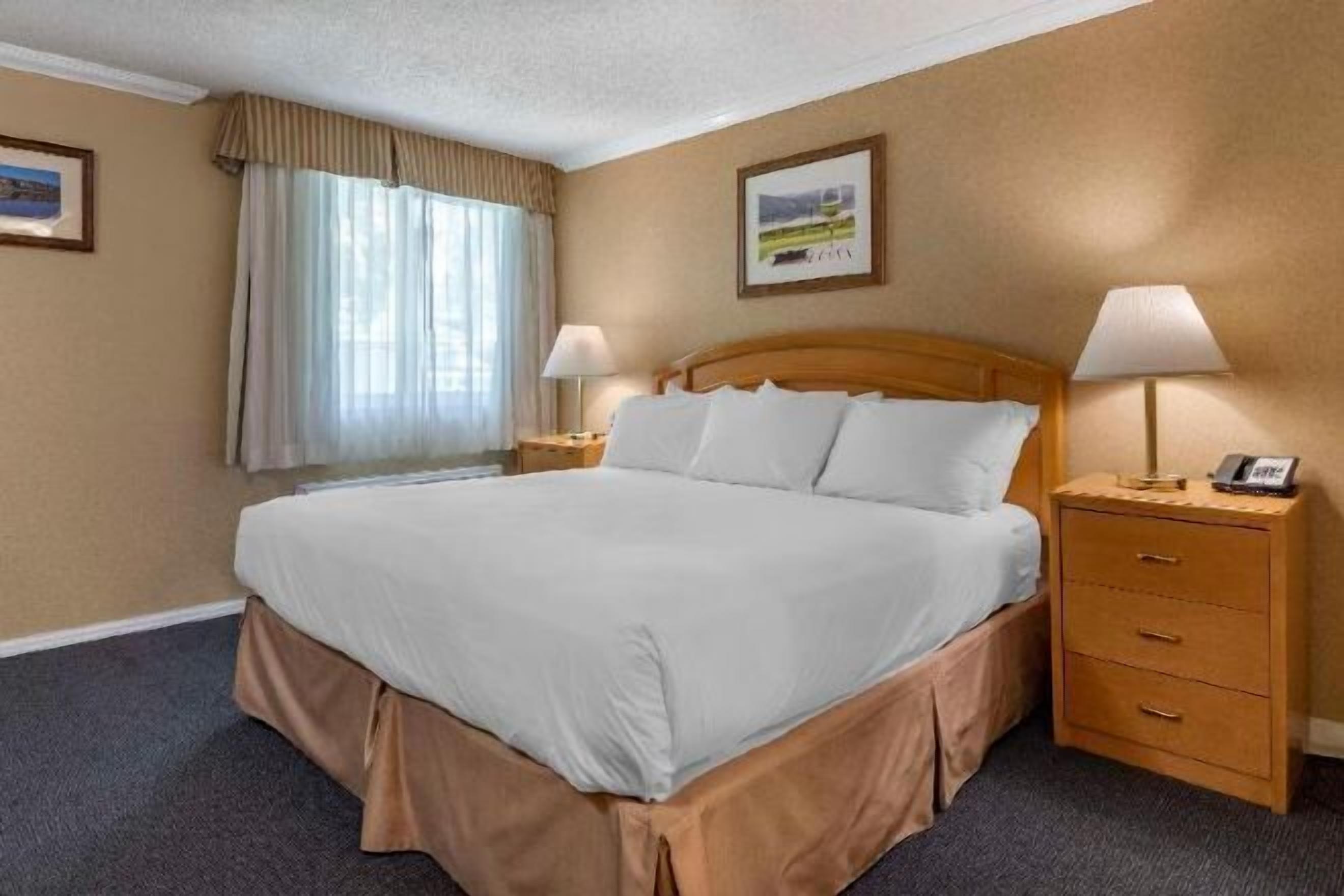 Blackout drapes, iron/ironing board, free WiFi, bed sheets