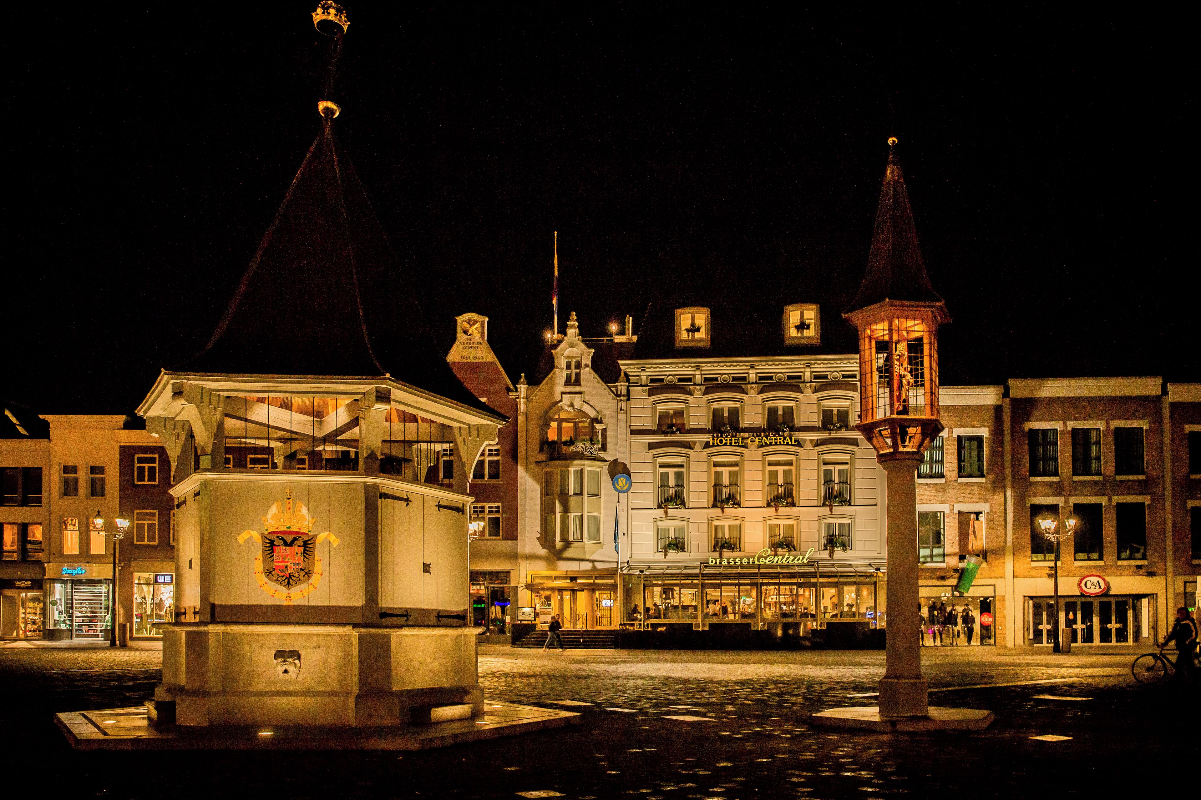 front of property – evening/night