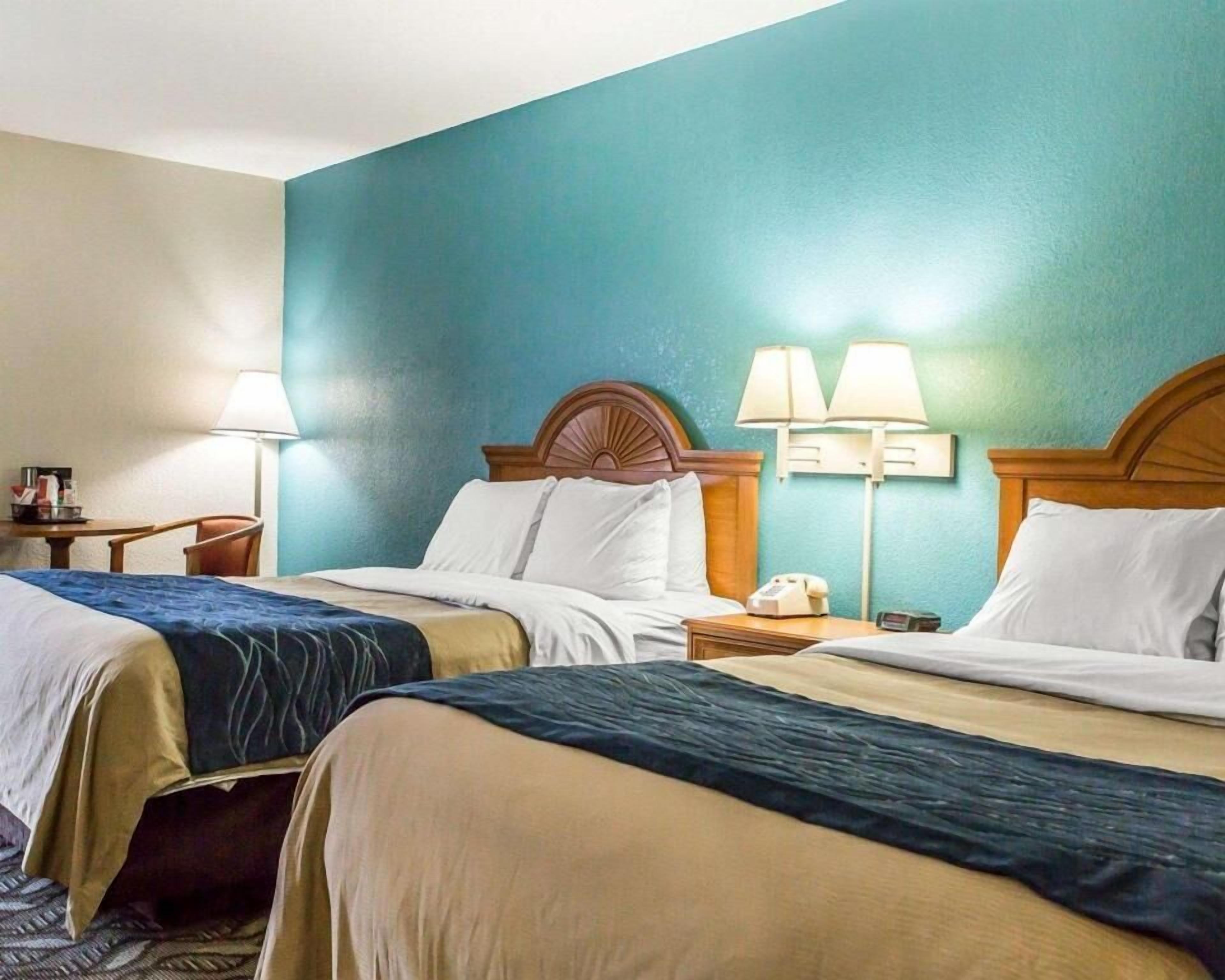 Blackout curtains, iron/ironing board, free WiFi, bed sheets