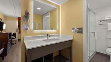 Free toiletries, hair dryer, towels, soap