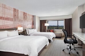 Deluxe Room, 2 Queen Beds | Premium bedding, in-room safe, desk, laptop workspace