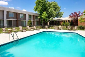 Indoor pool, outdoor pool, open 5:30 AM to 10:00 PM, pool loungers