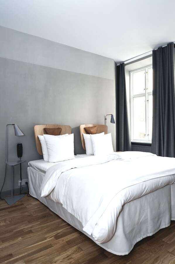 Literie hypoallergénique, couette en duvet d'oie