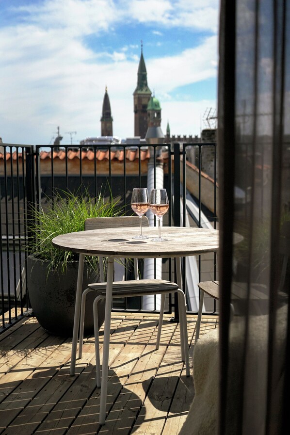 Penthouse with Balcony | Balcony - Boutique Hotel SP34 (Copenhagen)