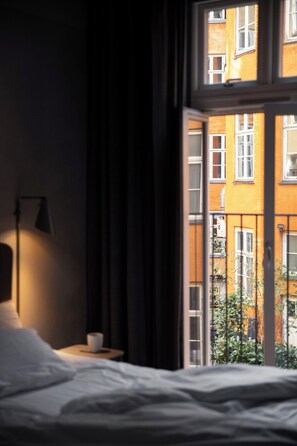 Literie hypoallergénique, couette en duvet d'oie