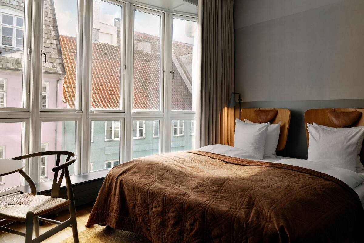 Literie hypoallergénique, couette en duvet d'oie