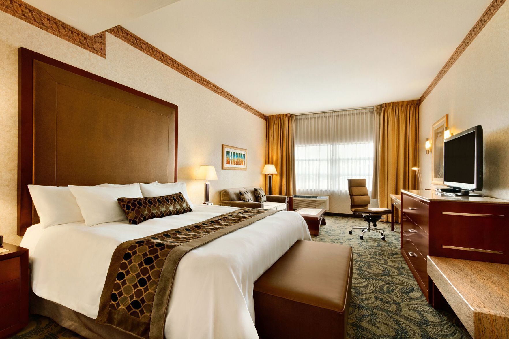 Pillow-top beds, in-room safe, blackout curtains, iron/ironing board