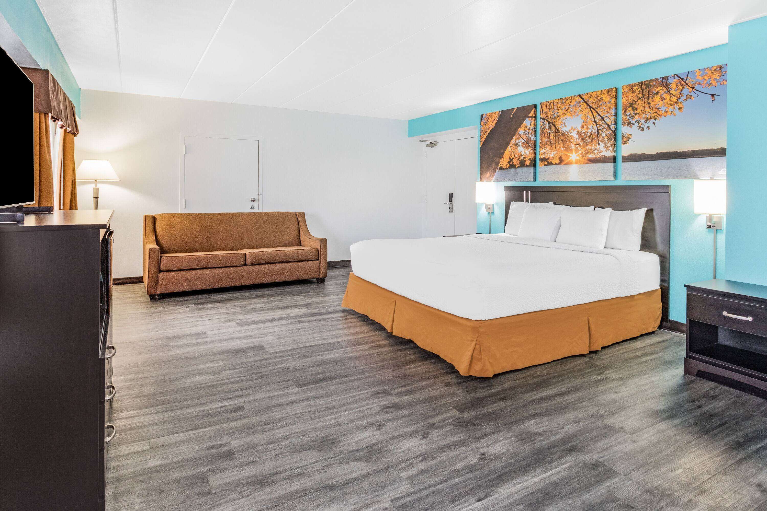 Studio, 1 King Bed, Non Smoking | Desk, iron/ironing board, rollaway beds (surcharge), WiFi (free)