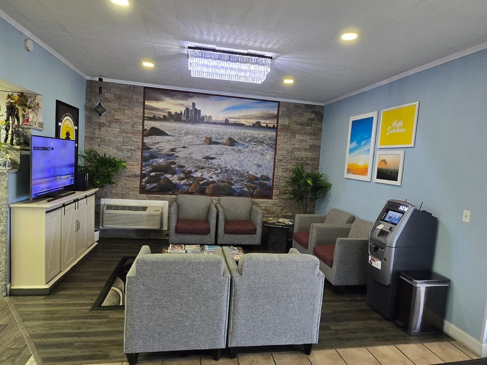 Lobby sitting area