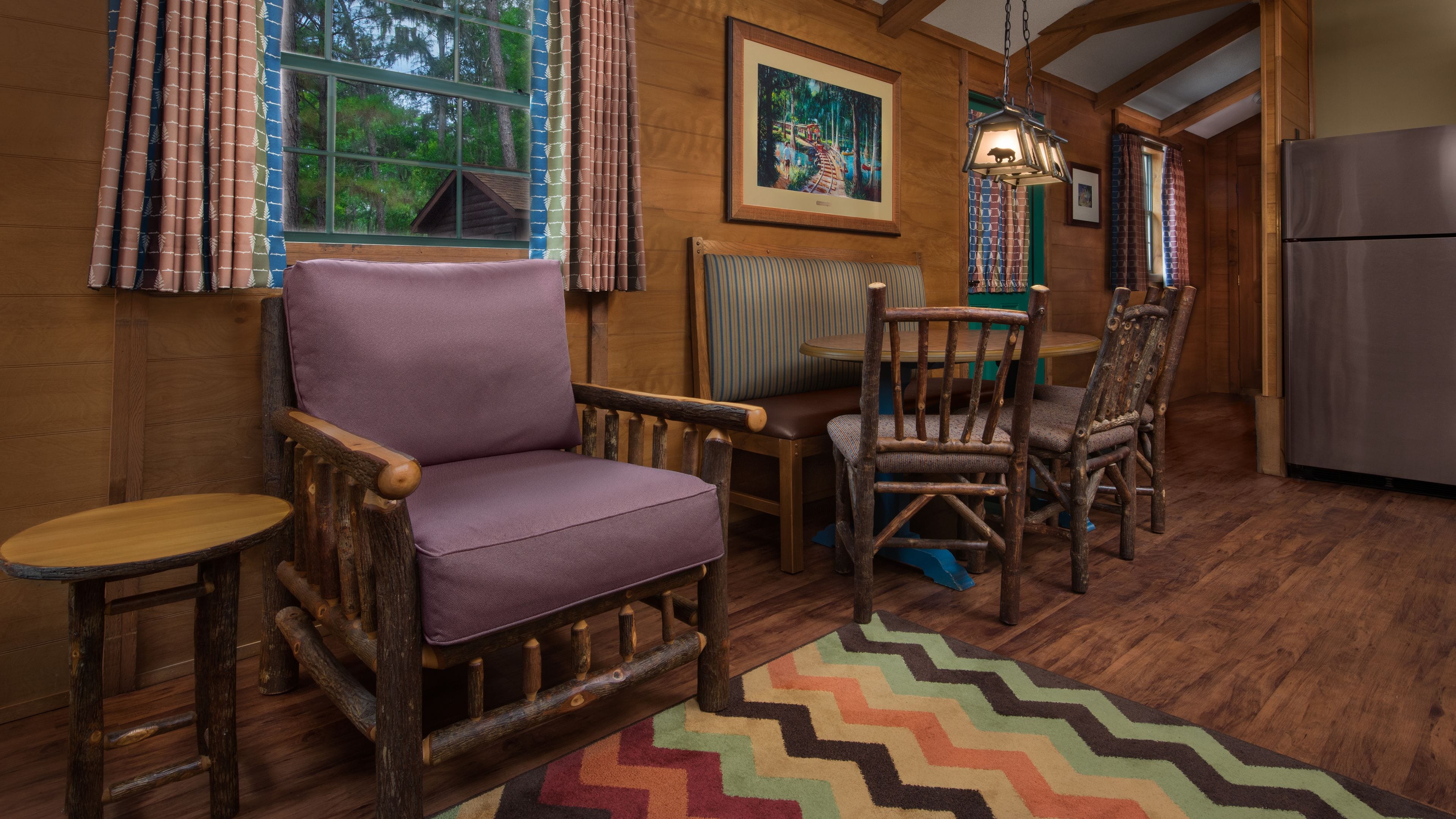 room (wilderness) | living room | tv, dvd player