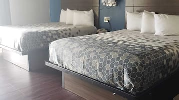 Pillow-top beds, iron/ironing board, free WiFi, bed sheets