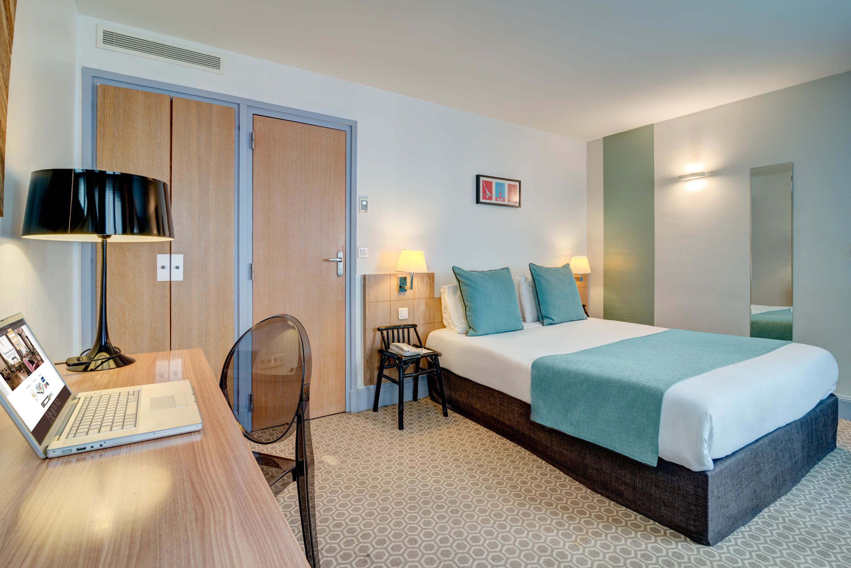 superior double room - free soft minibar, courtesy tray, chromecast - digital press | minibar, in-room safe, desk, blackout curtains