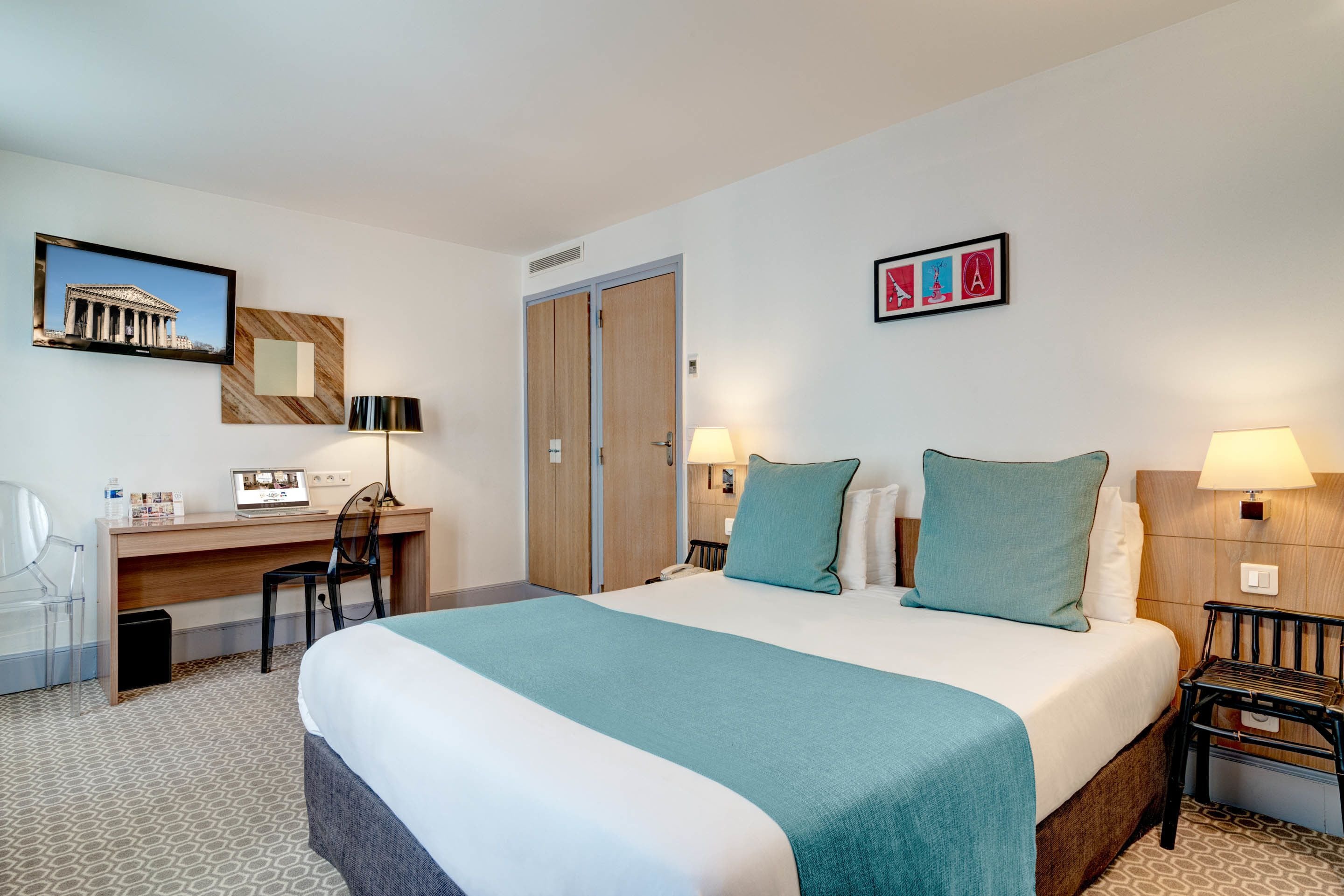 superior double room - free soft minibar, courtesy tray, chromecast - digital press | minibar, in-room safe, desk, blackout curtains