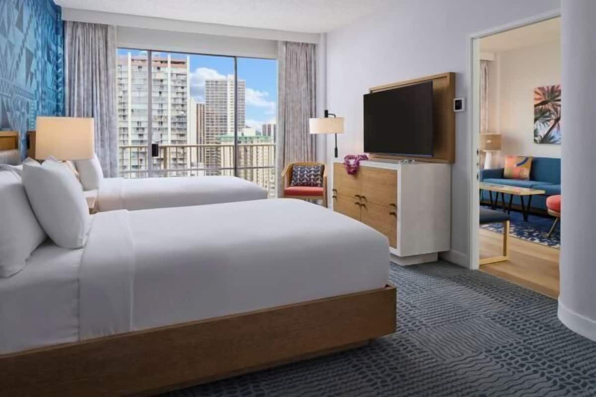 1 habitación y ropa de cama hipoalergénica
