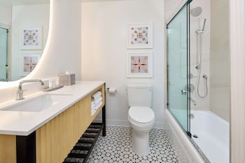 Hair dryer, towels, soap, shampoo at OUTRIGGER Waikiki Paradise Hotel