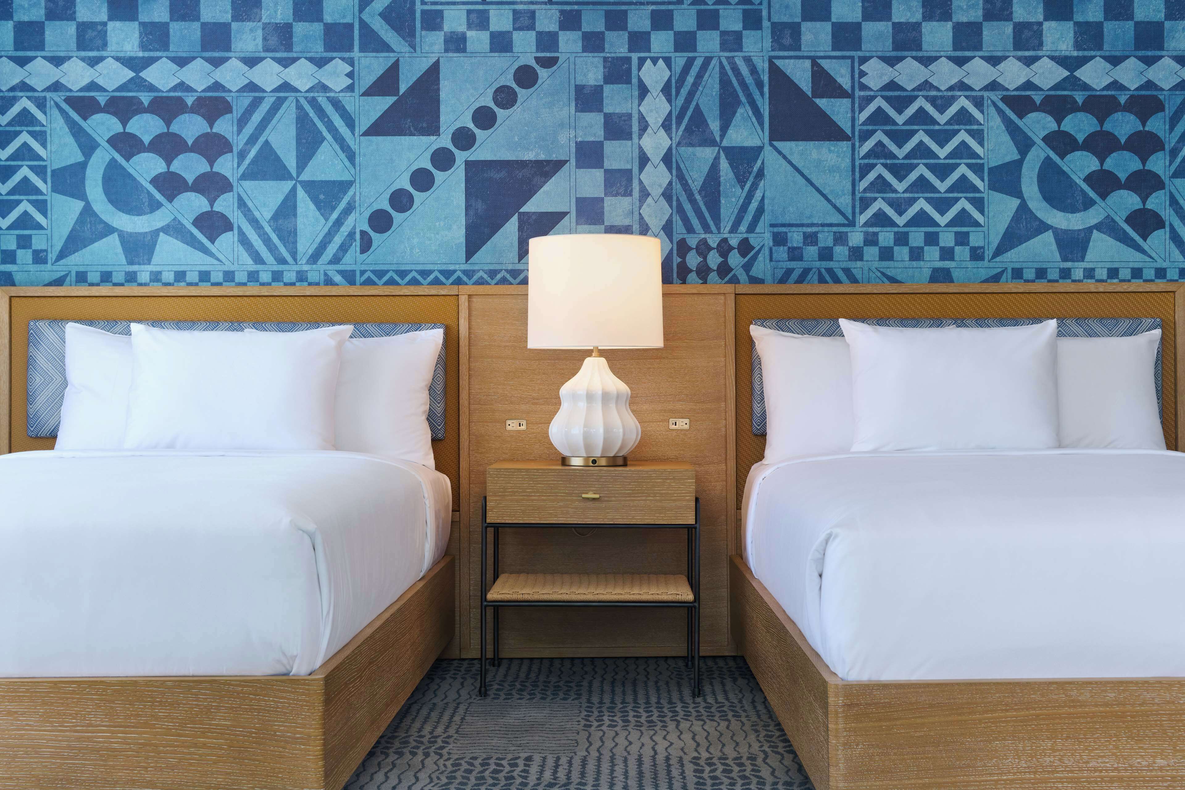 Studio, 2 Double Beds | Hypo-allergenic bedding, in-room safe, desk, blackout drapes