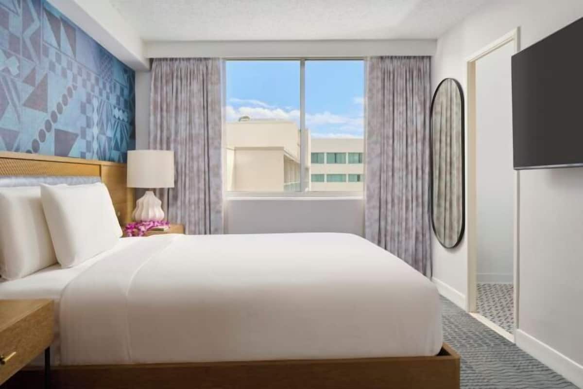 1 habitación y ropa de cama hipoalergénica