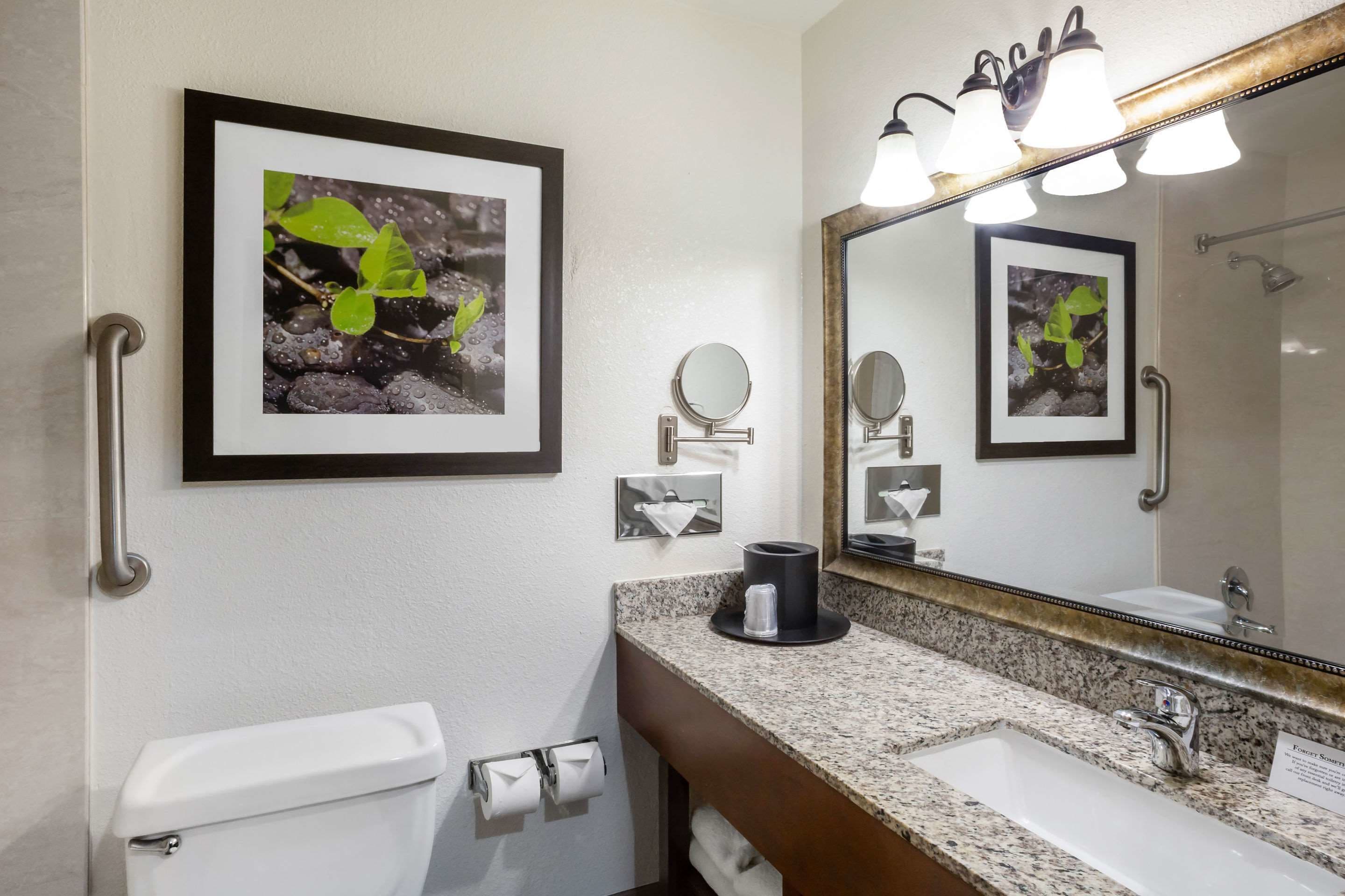 premium bedding, pillow-top beds, desk, laptop workspace