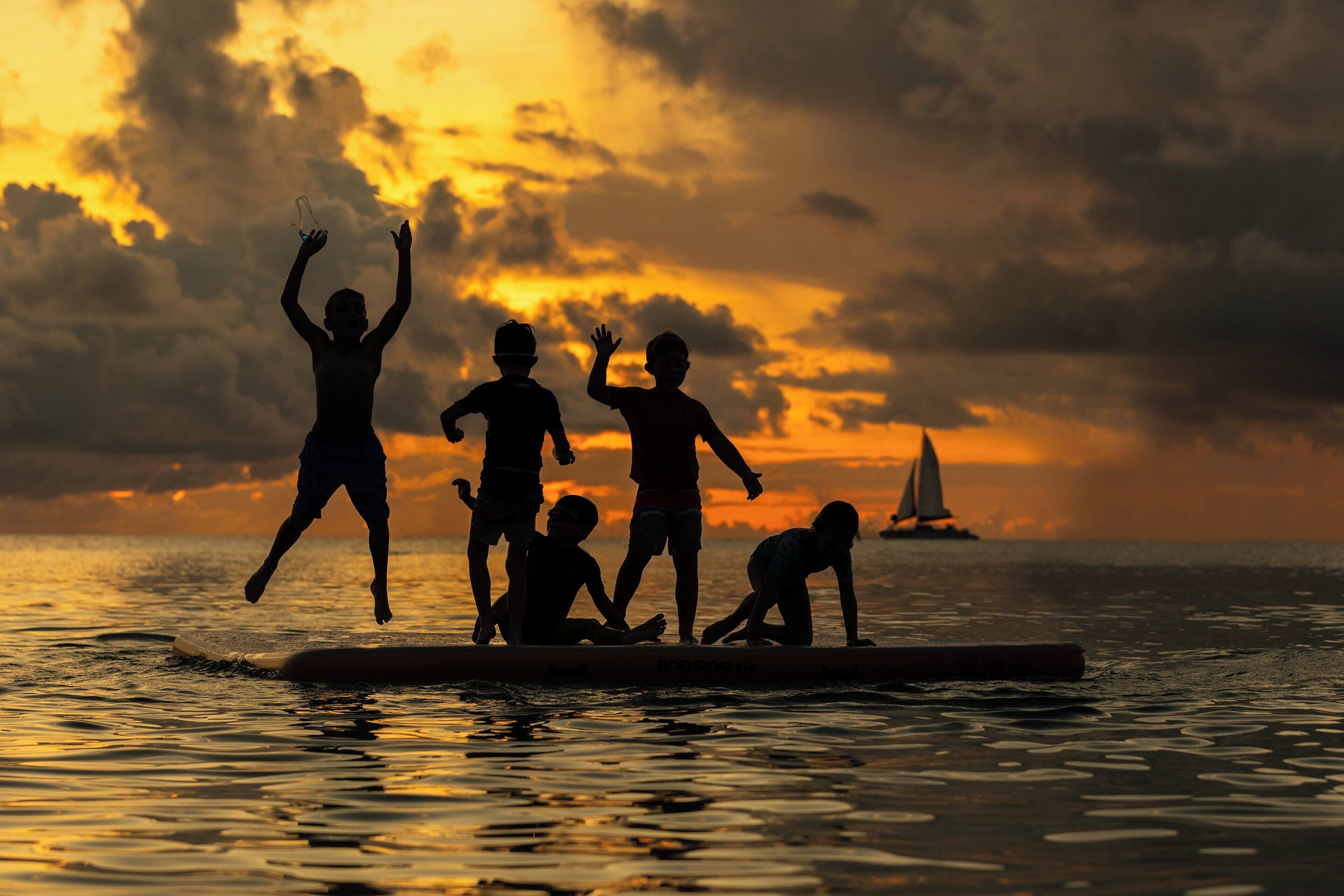 private beach, white sand, beach cabanas, sun-loungers