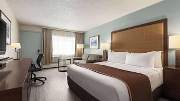 Laptop workspace, soundproofing, iron/ironing board, cots/infant beds