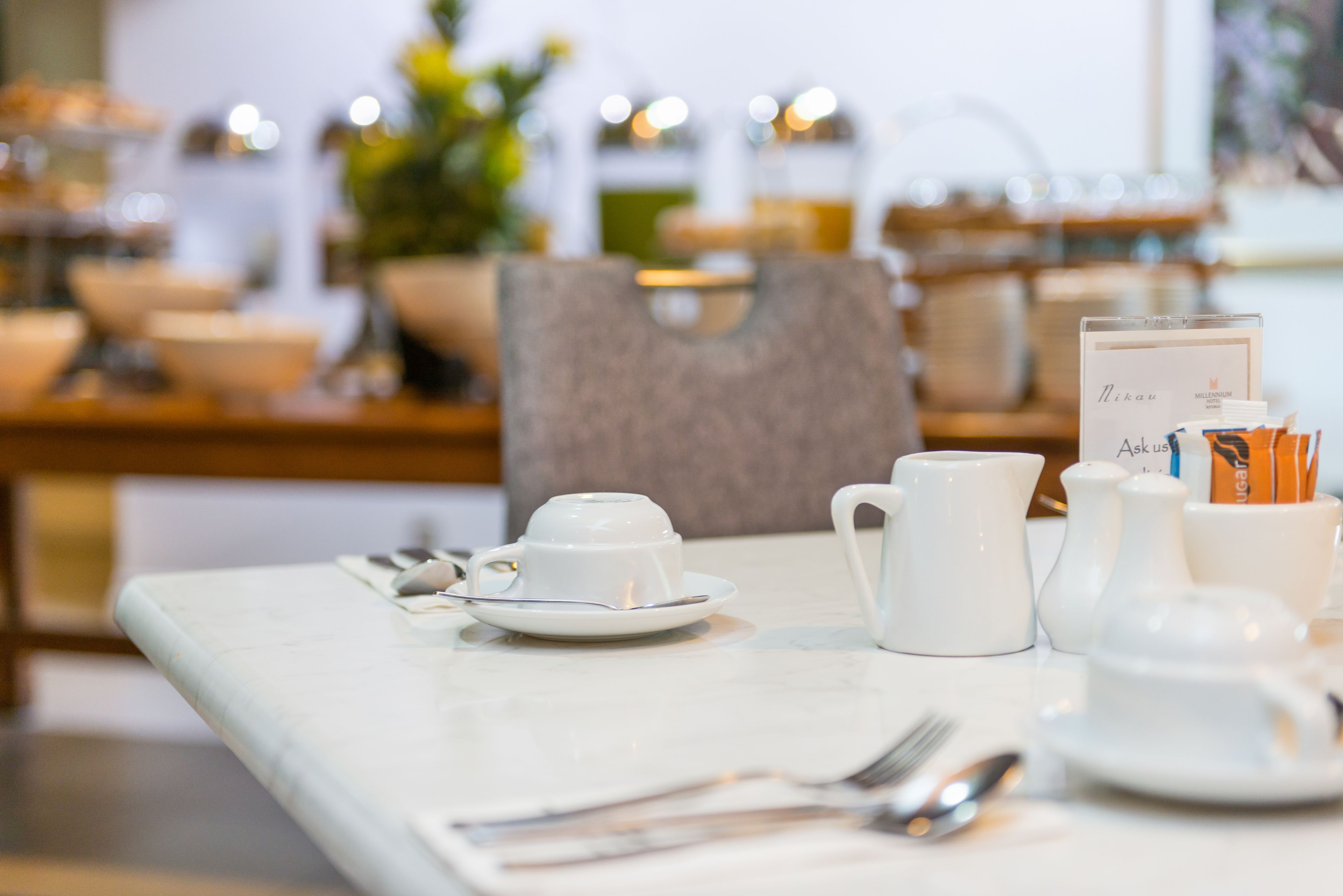 Desayuno buffet diario (NZD 40 por persona)