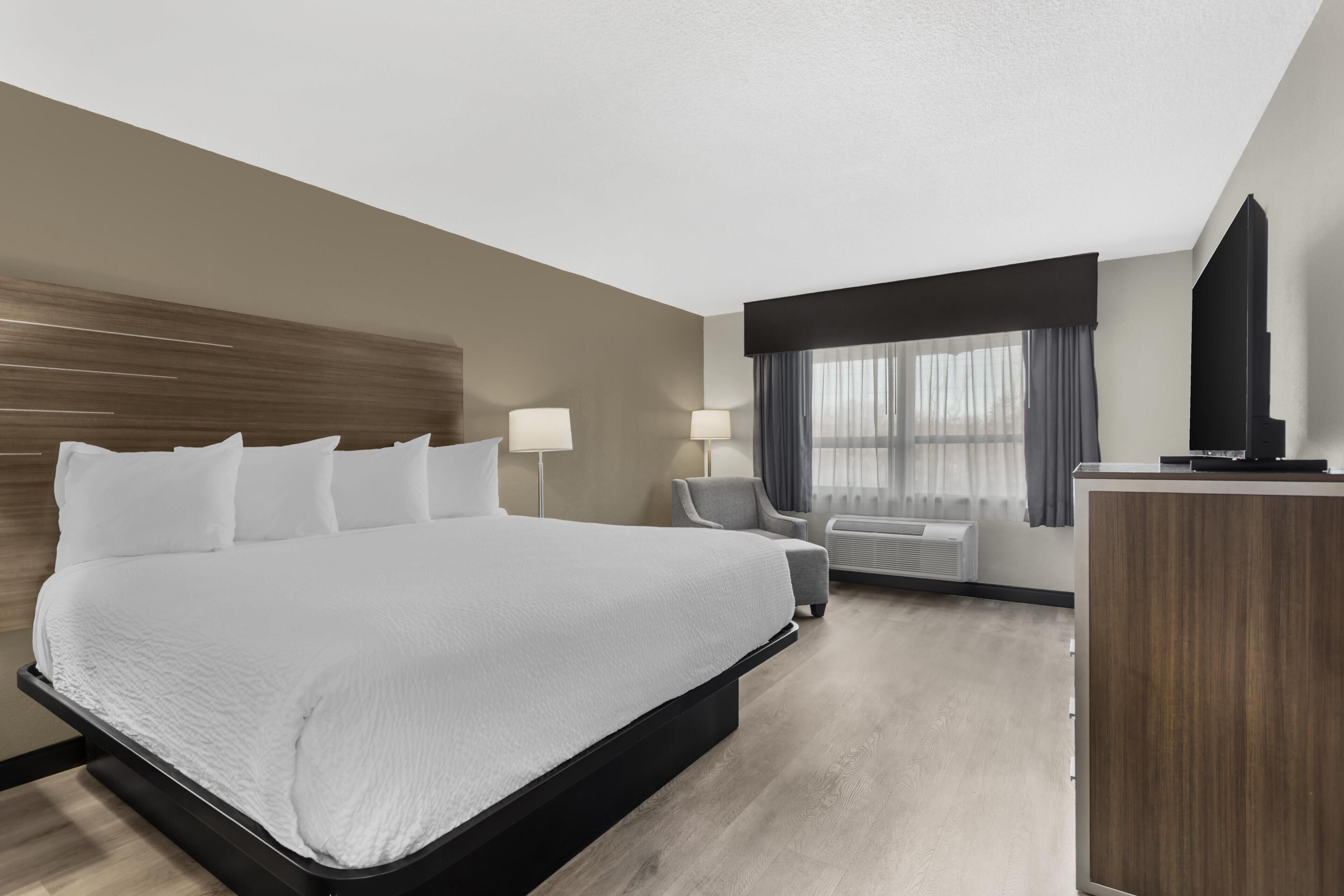 Suite, 1 King Bed, Non Smoking, Kitchenette (with Sofabed) | Premium bedding, down duvets, desk, laptop workspace