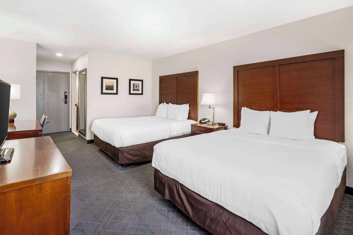 In-room safe, desk, blackout drapes, iron/ironing board