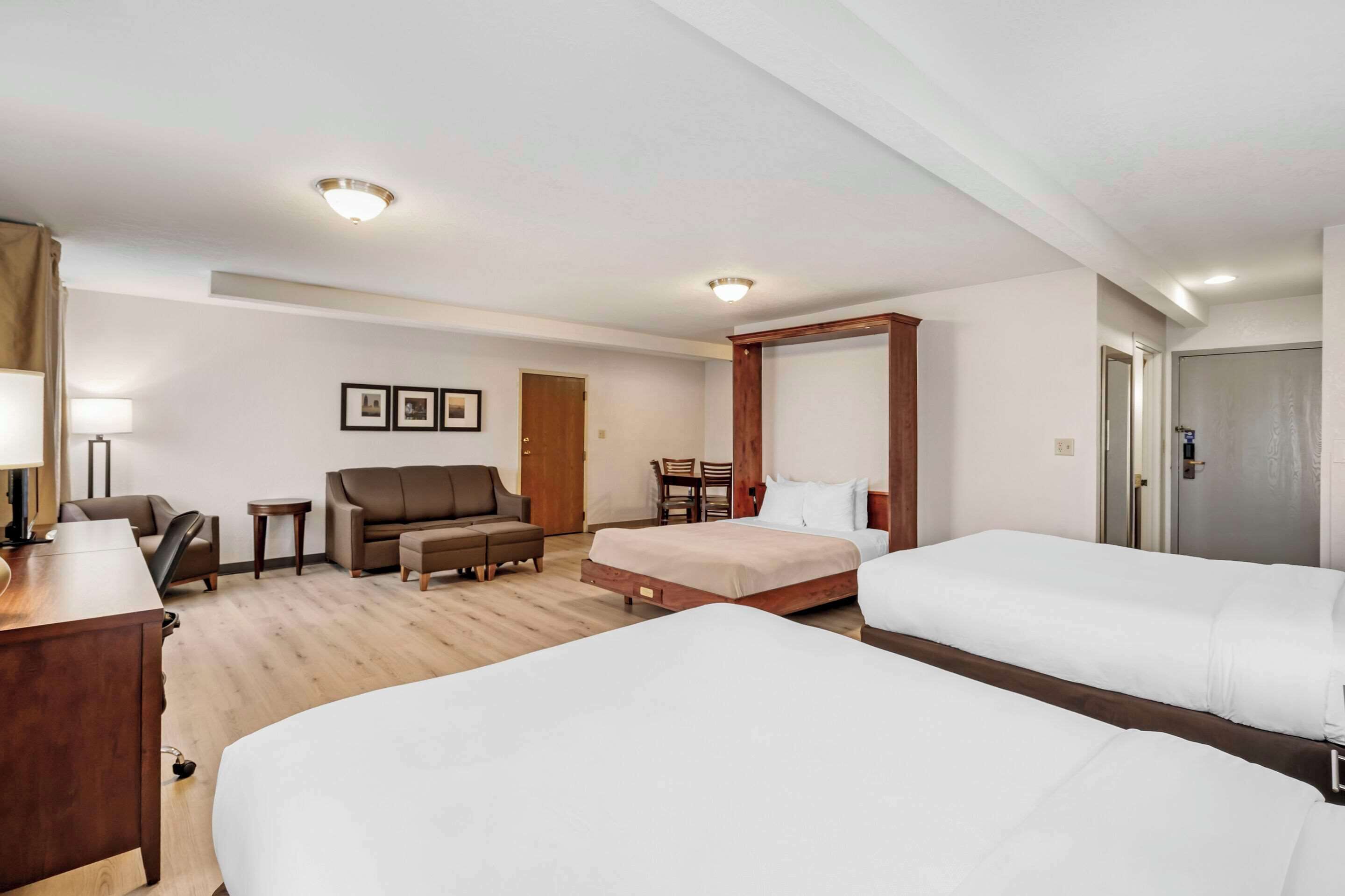 in-room safe, desk, blackout curtains, iron/ironing board