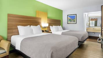 Premium bedding, iron/ironing board, free cribs/infant beds, free WiFi