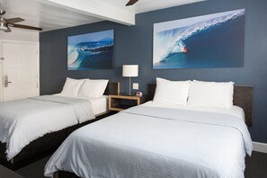 Accessible Double Queen | Desk, laptop workspace, iron/ironing board, free WiFi