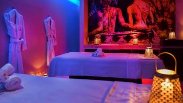 Espace de soins pour les couples, bain à remous, hammam, hammam