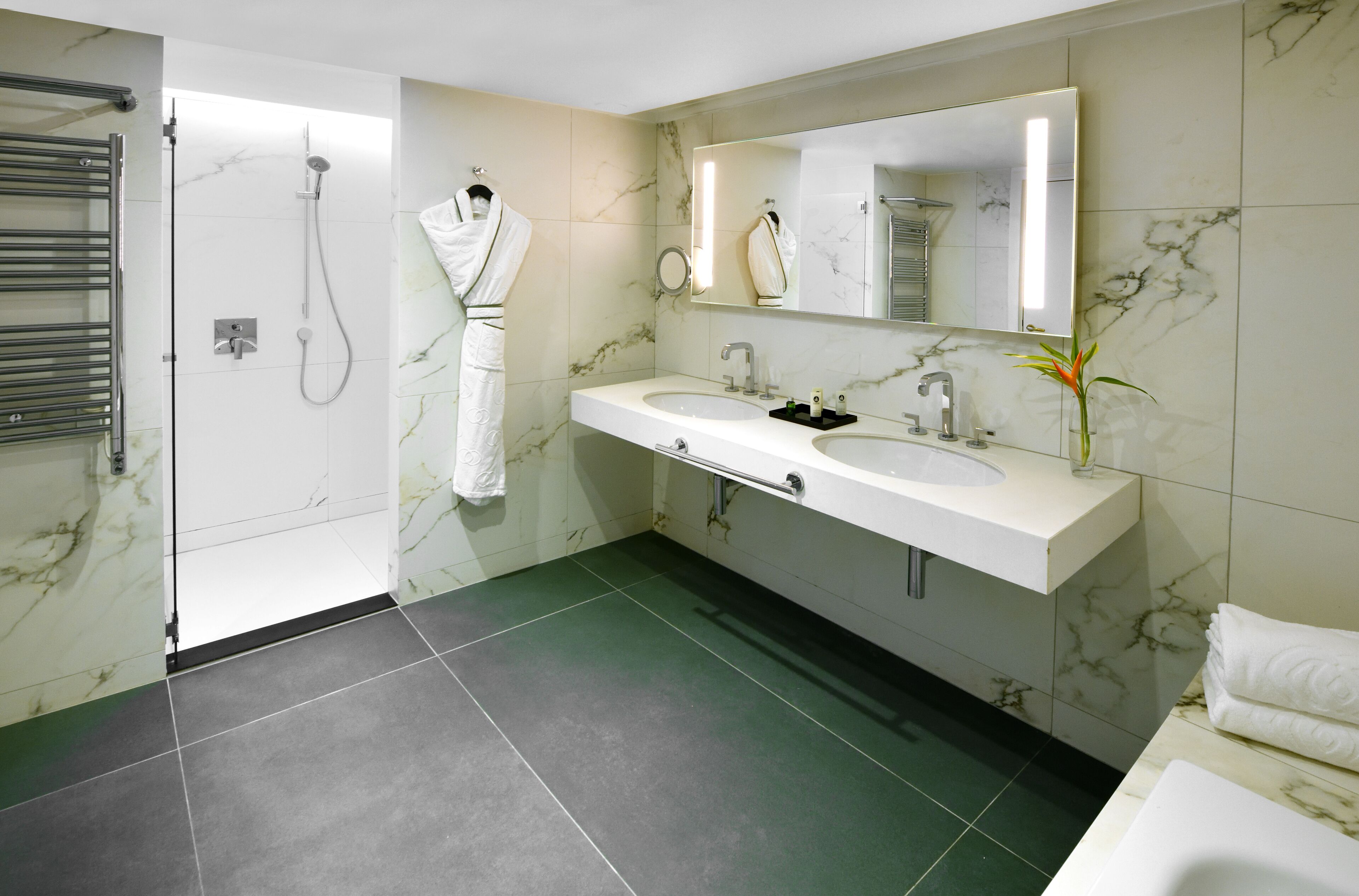 Suite, 1 kingsize bed, balkon (Prestige) | Lakens van Egyptisch katoen, luxe beddengoed, pillowtop-bedden