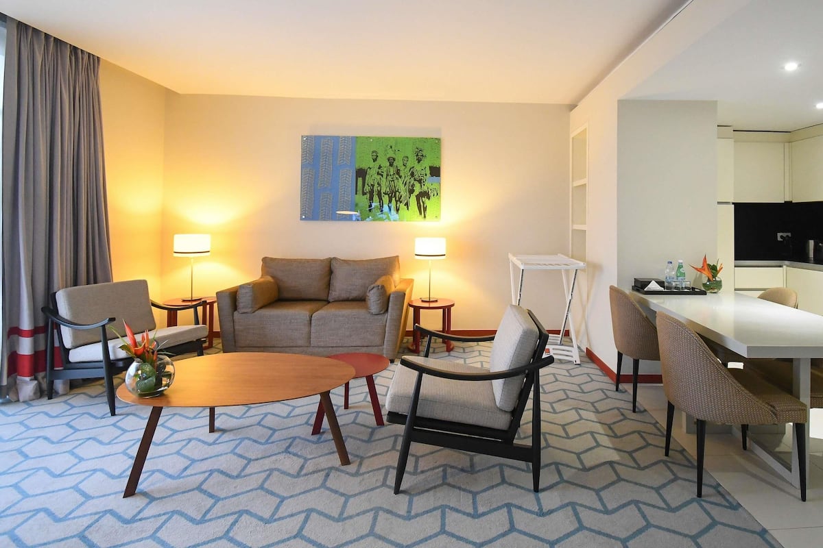 Huoneisto, 2 makuuhuonetta | Egyptinpuuvillaiset lakanat, ylelliset vuodevaatteet