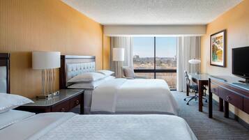 Club Room, 2 Double Beds | Down comforters, in-room safe, desk, iron/ironing board