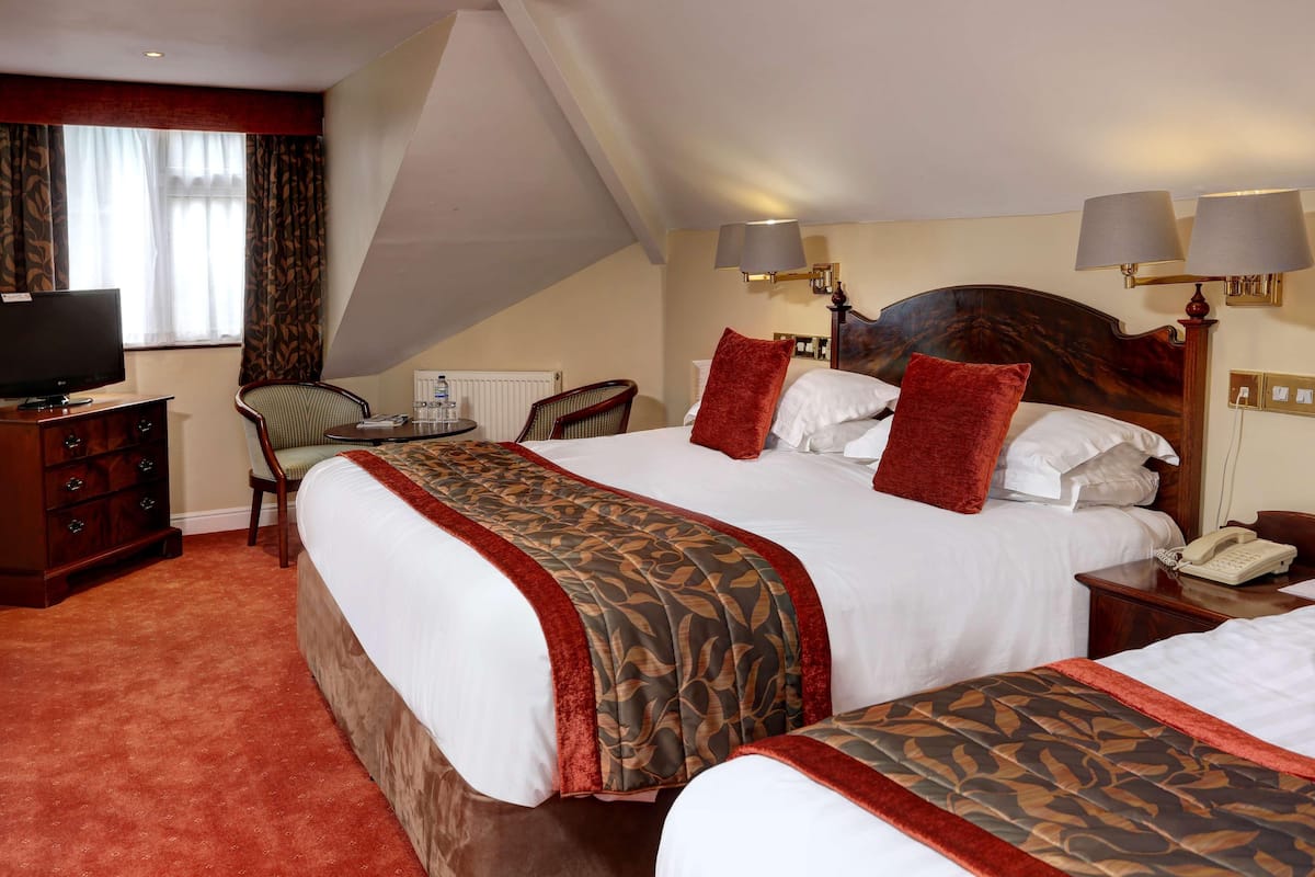 In-room safe, desk, blackout curtains, iron/ironing board