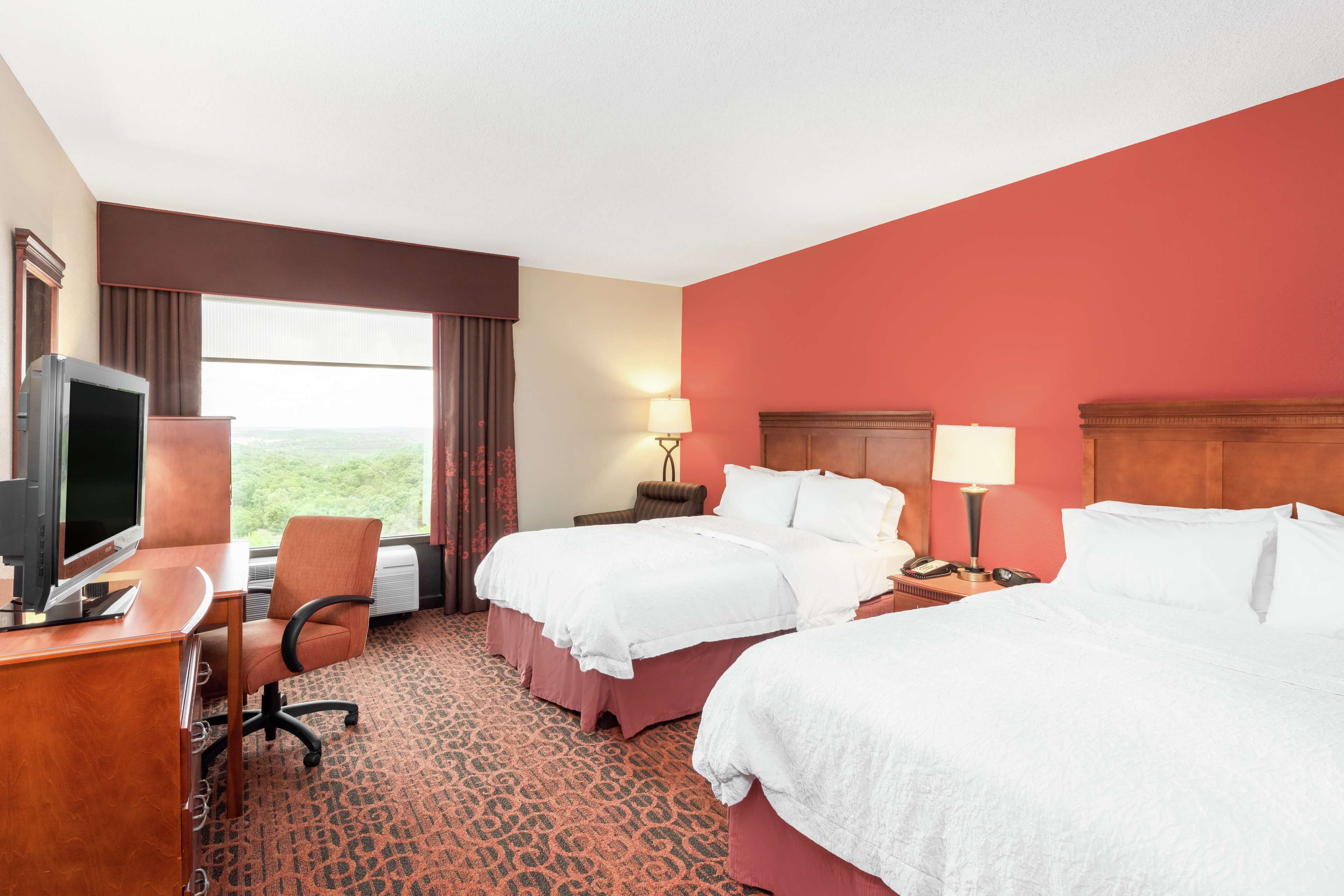 two queen beds non smoking | pillow-top beds, in-room safe, iron/ironing board, free cots/infant beds